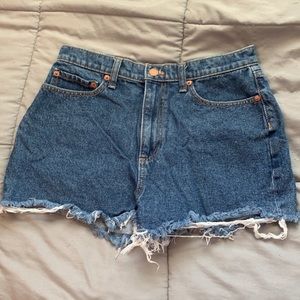 PINK jean shorts